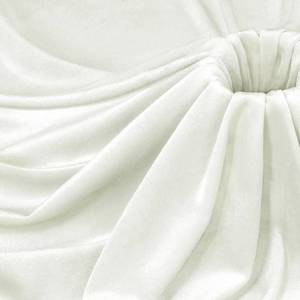 lot 8295 image: P Pothuiny Ivory White Velvet Fabric by The Yard, 1 Yard x 60 Inch Wide Luxury & Soft Stretchy Velvet Cloth Fabric for Sewing, Apparel, Upholstery - 90% Polyester 10% Spandex