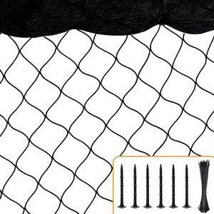 lot 8300 image: BSTPCOO Bird Netting for Chicken Coop, 25x50 with 2.4 Square Mesh Poultry Netting Heavy Duty Nylon Nettings for Garden, Aviary Net Fruit Tree Nettings