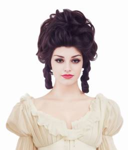 lot 8315 image: Rugelyss Short Wavy Brown Wig Big Bouffant Beehive Wigs for Women fits 70s 80s Costume or Halloween Vintage Cosplay Party