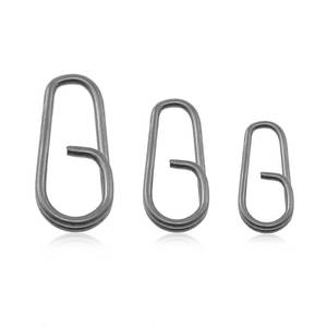 lot 8316 image: yyangz 120PCS Oval Double Ring Connectors Inner Lock Stainless Steel Double Ring Bait Connector Fishing Power Clip Quick Change Bait Tackle Saltwater and Freshwater Fishing Accessories