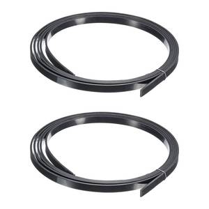 lot 8320 image: MECCANIXITY Plastic Binding Purfling Strip 1650x7x1.5mm Guitar Binding Edge Trim for Acoustic Classical Guitar Black 2 Pack