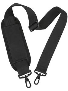 lot 8343 image: Taygeer Shoulder Strap, 52 Universal Replacement Laptop Shoulder Strap Luggage Duffel Bag Strap Adjustable Comfortable Belt with Metal Hooks for Briefcase Computer Messenger Bag Laptop Case, Black