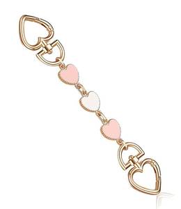 lot 8344 image: SONGKISSZQ Purse Chain,Bag Extender Purse Chain Strap for Women Crossbody Bags Purse Shoulder Belt Chain (Pink Heart)