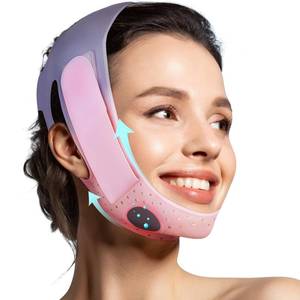 lot 8349 image: V-Line Mask Chin Up Mask V Shaped Face Mask Chin strap, Soft Silicone Chin Strap V Line Lifting Mask for Women,Jaw Exerciser
