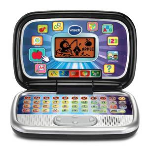 lot 9166 image: VTech Play Smart Preschool Laptop, Black