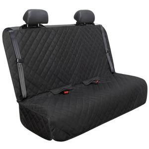 lot 9171 image: VIEWPETS Bench Car Seat Cover Protector - Waterproof, Heavy-Duty and Nonslip Pet Car Seat Cover for Dogs with Universal Size Fits for Vehicles, Trucks & SUVs(Black)