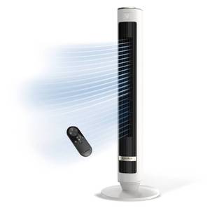 lot 11083 image: Lasko 40 12H Timer Remote Control Oscillating Tower Fan