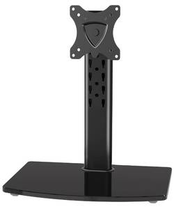 lot 11088 image: MOUNT PRO Single Monitor Stand Fits Max 32 inch Screen, Free-Standing Computer Desk Stand, Display Mount with Height Adjustable, Swivel, Tilt, Rotation, VESA Monitor Stand 100x100