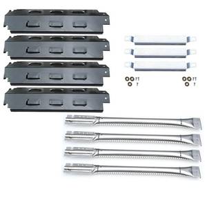 lot 11099 image: Direct store Parts Kit DG156 Replacement for Charbroil 463420507,463420509,463460708,463460710 Gas Grill Burners, Carryover Tubes,Heat Plates (SS BurnerSS Carry-over tubesPorcelain Steel Heat Plate)