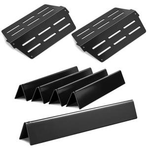 lot 11115 image: 65505 Heat Deflectors 7620 7621 Flavorizer Bars Replacement Parts for Weber Genesis Grill Parts 300 Series with Front Control Knob (2011-2016) E-310 E-320 E-330 S-310 S320 S-330 EP-310 EP-320 EP-330