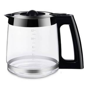 lot 11121 image: 12-Cup Replacement Coffee Carafe Pot only Compatible with Hamilton Coffee Maker, Machine, Brewer Models 49980A, 49980Z, 49983, 49618, 46300, 46310, 49976, 49966, 49350  Black
