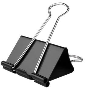 lot 13462 image: 50 Pack Extra Large Binder Clips 2.4 Inch, Upgrade Large Binder Clips Big Paper Clips Clamps for Office and Home Supplies, Black