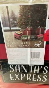 lot 13473 image: Santas Express Train Gift Box Set