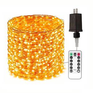 lot 14105 image: RESNICE 660FT Extra Long Fairy Lights Plug in Waterproof Outside High Bright Copper Wire String Lights with Remote 2000 LED for Garden, Porch, Patio, Christmas Wedding Party Decoration