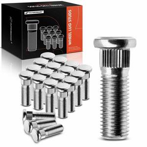 lot 14109 image: A-Premium 20Pcs M12-1.5 Wheel Studs Compatible with Toyota Camry, RAV4, Corolla, Prius, Highlander, Sienna, Avalon & Chevrolet Prizm, Nova & Lexus ES300, ES330, ES350 & Pontiac Vibe & Scion & Geo