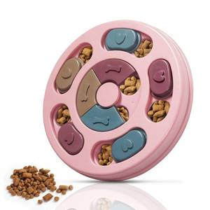 lot 14111 image: DR CATCH Dog Puzzles,Dogs Food Puzzle Feeder Toys for IQ Training & Mental Enrichment,Dog Treat Puzzle(Pink)