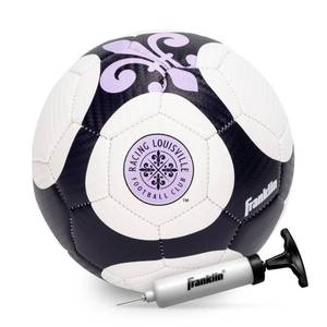 lot 14113 image: Franklin Sports NWSL Racing Louisville Soccer Ball - Kids Mini Size 1 - Skill  Training Soccer Ball for Kids  Adults - Great for Boys  Girls - Air Pump Included