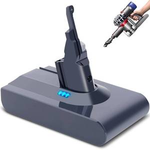 lot 14128 image: V8 Battery Replacement, Compatible with Dyson V8 Cordless Vacuums (V8 Plus, V8 Animal, V8 Absolute, V8 Motorhead, V8 SV10, V8 SV25) 21.6V 4.5Ah Lithium Battery with 40 Min Runtime  500 Charge Cycles