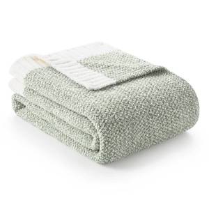 lot 14140 image: Snuggle Sac Sage Green Throw Blanket 50x70, Super Soft Warm Microfiber Blankets Cozy Knit Fuzzy Lightweight Oversized Throws for Couch, Sofa, Bed, Camping, Picnic (Sage Green, 50x70 inches