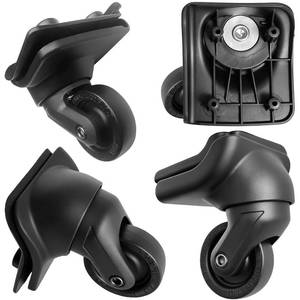 lot 14154 image: Luggage Wheels Replacement for Suitcase, Spinner Wheels Replacement Parts Roller Suitcase Tourister Travel Trunk Caster Luggage Kit (4 Pcs)