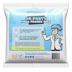 lot 14156 image: Dr.Party Single Foam Powder Pack - Create Up to 120 Gallons of Foam in Minutes - Ultimate Bubble Party Solution