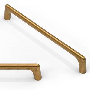 lot 14182 image: Asimerdeco 10 Pack Antique Brass Cabinet Pulls 6.3 Inch(160mm) Kitchen Cabinet Handles Solid Zinc Alloy Cabinet Hardware Drawer Pulls