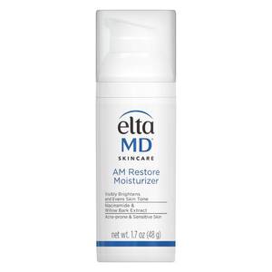 lot 14202 image: EltaMD AM Restore Face Moisturizer for Women and Men, Light Moisturizer Face Cream, Made with Niacinamide and Hyaluronic Acid, 1.7 oz Pump