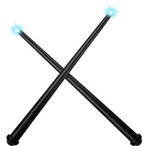 lot 14205 image: Gejoy 2 Piece Light up Wand for Kids Magic Wizard Witch Wand Princess Fairy Wands Sound Toy Cosplay Props(Black)