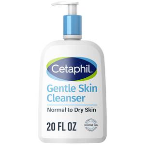 lot 14240 image: Cetaphil Face Wash, Hydrating Gentle Skin Cleanser for Dry to Normal Sensitive Skin, 20 oz, Fragrance Free, Soap Free and Non-Foaming