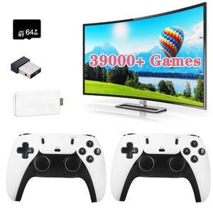 lot 14248 image: Retro Gaming Console 39,000 Games, Plug and Play Video Game Console Built-in 28 Classic Emulators, 4K High Definition HDMI Output for TV with Dual Controllers