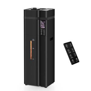 lot 19325 image: Zeova 13L3.4Gal Humidifiers for Bedroom, Ultrasonic Warm & Cool Mist Humidifier Large Room, Covers 800ft�, 72H Runtime, 24H Timer, 3 Mist Modes Top Fill Quiet Humidifiers for Home, Office, Black