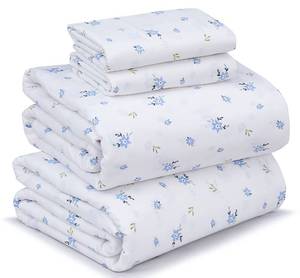 lot 19334 image: RUVANTI 100% Cotton Sheets �� Queen Size Percale Bedding, Cooling & Breathable Floral Design, Durable with a Crisp, Soft & Comfortable Feel, 16 Deep Pocket, 4-Piece Set, Phulkari