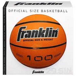 lot 1558 image: Franklin basketball official size and weights