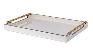 lot 1564 image: Vietnamese Handcrafted Bamboo Serving Tray
