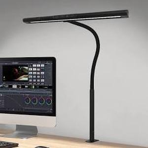 lot 2010 image: Desk lamp adjustable black lamp