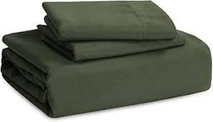 lot 5620 image: Bedsure Olive Green Duvet Cover queen size bed sheet