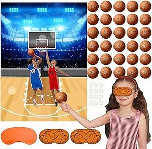 lot 6245 image: Basketball Number Decals Set six pack