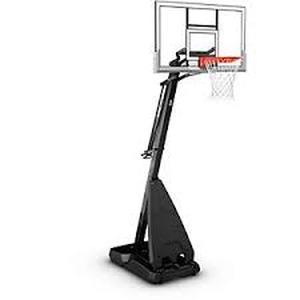 lot 19355 image: Disclaimer Broken Backboard Spalding 54�� Acrylic Portable Basketball Hoop