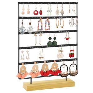 lot 2022 image: RNTBWD Earring Holder Organizer, Earring Display For Vendors, Earring Holder Organizer For Girls, Women, Earring Organizers and Storage, White Jewelry Holder(5 Tiers & 120 holes)