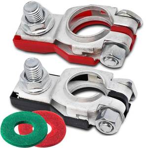 lot 4423 image: Battery Terminals for Nissan - Compatible for Nissan, Maxima, Rouge, Sentra, Murano,243407F000,24340-7F000, 243407F001, Positive and Negative,Plastic Cove