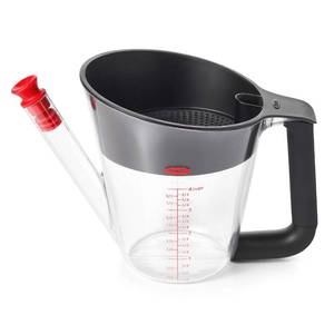 lot 4445 image: OXO Good Grips 4 Cup Fat Separator, Clear