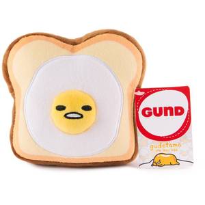 lot 6356 image: GUND Sanrio Gudetama The Lazy Egg Stuffed Animal, Gudetama Egg Toast Plush Toy for Ages 1 and Up, 5��