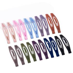 lot 6358 image: Cptots20 PCS Snap Hair Clips Metal Hair Barrettes for Women Non Slip Barrettes For Thick And Thin Fine Hair,Multi-colored,2.95 x 0.55 Inches.