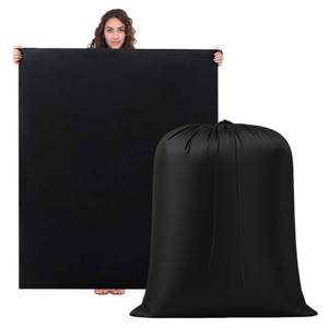 lot 6404 image: 2 Pack Clothes Storage Bag, 43 x 55 Moving Bags Heavy Duty Extra Large with Drawstring, Reusable Giant Extra Luggage Storage Bags for Luggage, Suitcase, Furniture, Chair, Kids Bike