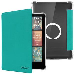 lot 6419 image: CoBak Magnetic Case for 7 Kindle Paperwhite 12th Gen 2024 and Kindle Colorsoft - Compatible with iPhone MagSafe, for SamsungBelkinAnker Wireless Charging Pads, Clear Back Cover, Auto Sleep Wake