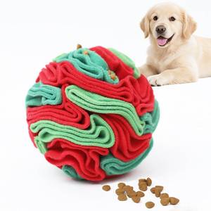 lot 6424 image: Ablechien Snuffle Ball for Dogs - Interactive Dogs Toys to Keep Them Busy, Dog Puzzle Toy, Christmas Dog Toys Gifts for Small, Medium Pet Daily Companionship, Training Reward Gift