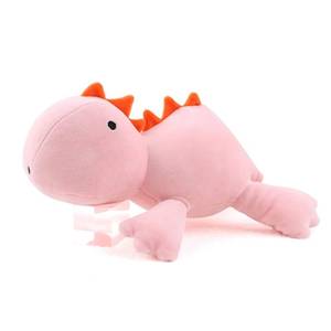 lot 9201 image: PopMeme Weighted Dinosaur Plush Throw Pillowd 24 3.5lbs, Pink Dinosaur Weighted Stuffed Animal, Cuddle Plushies for Kids Birthday��