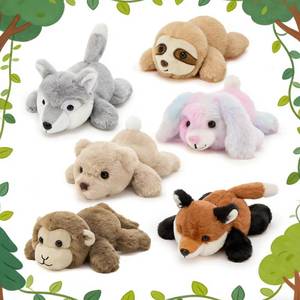 lot 10155 image: Tezituor 6 Pcs Stuffed Animals Bulk, 7 Inch Small Stuffed Woodland Plush Bulk, Cute Plushies Toy Gift for Kids Party Favor