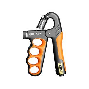 lot 10156 image: Hiyoga Grip Strength Trainer, Hand Grip Strengthener with Adjustable Resistance 11-220Lbs(5-100KG), Automatic Counter, Ergonomic Design, Forearm Strengthener for Musicians Athletes and Injury Recovery (Orange)