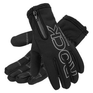 lot 10184 image: ROCKBROS Winter Cycling Gloves for Men Women Water Resistant Touch Screen Gloves Shock-Absorbing Full Finger Biking Glove Anti-Slip Motorcycle Mountain Bike Gloves, for Fishing, Driving, Golfing